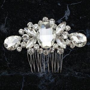 NEW Crystal Y2K Bridesmaid Headdress Bridal Hair Comb Clip Hairpin